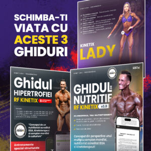 Pachet Complet de Fitness Kinetix Lady + Ghidul de nutriție + Ghidul hipertrofie